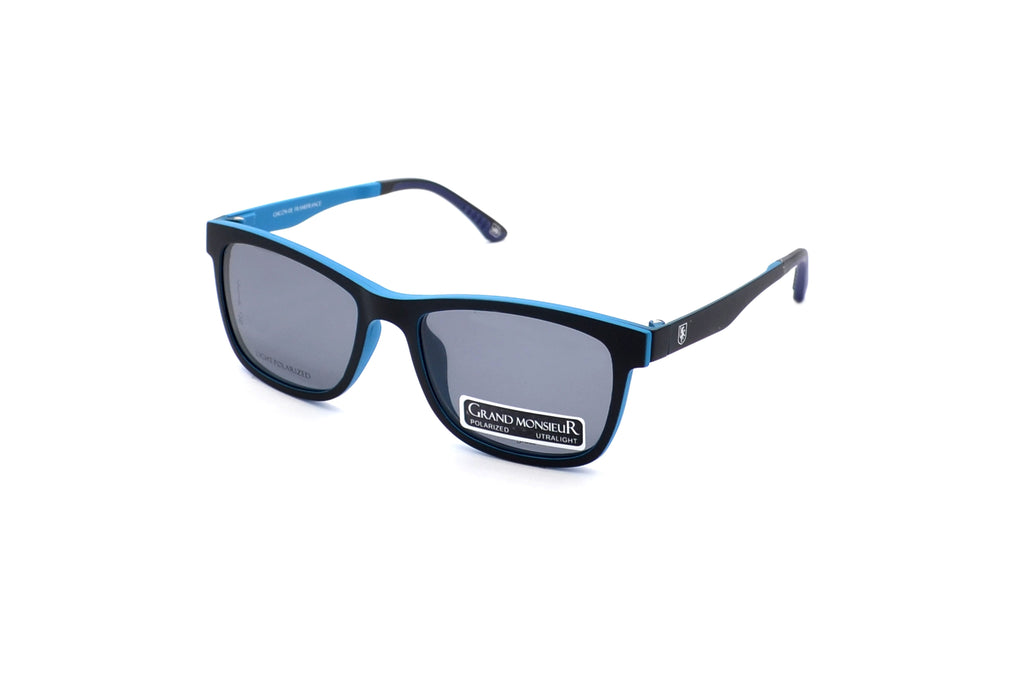 GRAND MONSIEUR CLIP 107 BLK/BLUE