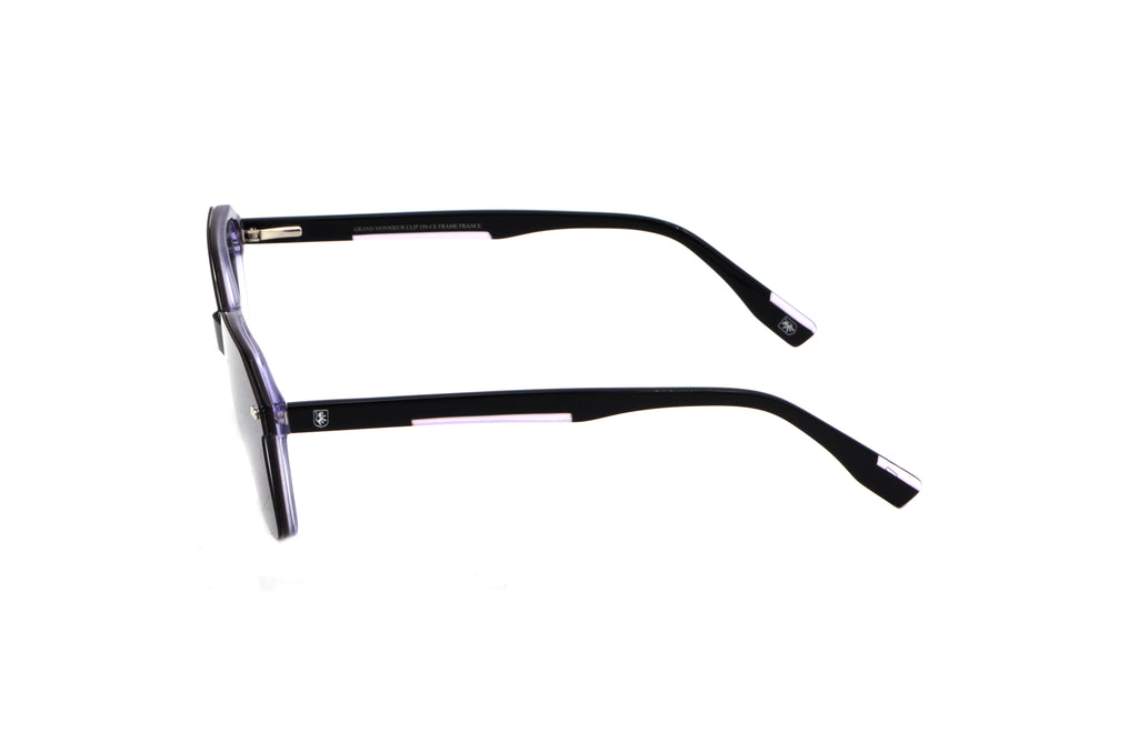 GRAND MONSIEUR CLIP ON 115 TRANSPARENT/BLACK