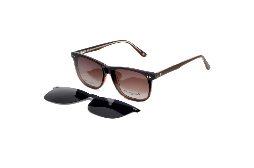 GRAND MONSIEUR CLIP ON 714 BROWN