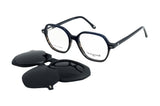 GRAND MONSIEUR CLIP ON MADEMOISELLE 731 NAVY DEMI
